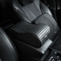 블랙아트 메모리폼 팔쿠션 자동차 콘솔쿠션, 없음