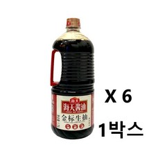 하이텐(해천) 해천 금표생추 간장 통 박스 (1.75LX6), 1.75L, 6개