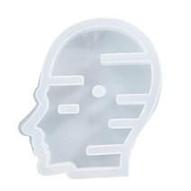 헤드 모양 선반 금형 실리콘 보석 디스플레이 스탠드 저장 랙 주최자 용 수지 금형 조리기 DIY 아트 공예품 홈 장식