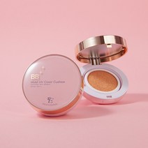 커버력 좋은 기능성 촉촉한 물광 쿠션 성분좋은 이프로페셔널 BB 쿠션 팩트, 21호 베이지, 1개, 15g