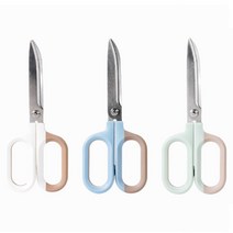 DELI 델리 누사인 가위 180mm NS055 문구 사무용 가위, 블루