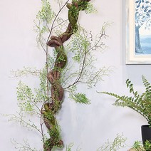 등나무 담쟁이 넝쿨 인조 식물 넝쿨 행잉 플랜트 인테리어 조화 실크플라워 덩쿨, 넝쿨조화 - 120cm