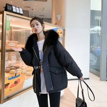 겨울 여자 경량 숏패딩 오버핏 다운패딩 블랙프라이데이