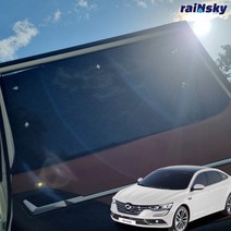 레인스카이 SM6 햇빛가리개 차량용 차박커튼, 차박형 (2열 뒷좌석)