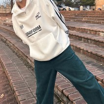 스포티 유니폼 기모 후드 하이넥 트랙 빅사이즈 박시 축구 오버핏 겨울 커플룩 맨투맨 긴팔 레이어드