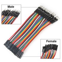 전선 커넥터 단자 접지선 와이어 40 핀 케이블 듀퐁 라인 10cm 20cm 30cm 수-수 암-수-수-수 점퍼 PCB DIY 키트용 뒤퐁, [03] Male to Female, [03] 30cm, [03] 40Pin