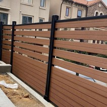 합성목 조립형 울타리 전원주택 카페 담장, D