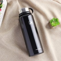시원한 진공 진공 보온병 800ML 블랙 보온보냉병 보냉물병