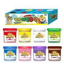 [미미월드] 뽀로로 칼라밀 리필 8색 /창의력 테이블 한글 자동차 만들기