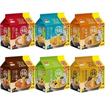 일본직구 한정 닛신식품 라왕 5끼 팩 버라이어티 6종 (총 6팩) 세트 구매, 상세참조, 수량