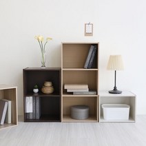 아이리스 2단 책장/수납장/공간박스/책꽂이 CX-2 (높이 59.5cm), 색상:오프화이트