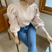 떳다그녀 피오르 퍼프 니트