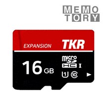 MEMOTORY 메모토리 Expansion MicroSD 카드 Class10 초당 80MB, 16GB
