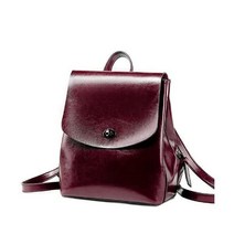 포멀 핸드백 SDFGH 천연가죽 백팩 데이팩 여성 냅색 빈티지 캐주얼 오일 왁스 Color A Size One size