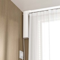 스마트 전동 자동 커튼 거치형 개폐 레일 앱제어 로봇, C.다중플랫폼모터+3m직선레일+원격제어