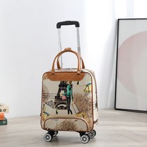 여행 보스턴 레디백 경량 바퀴 가방 블랙 스트라이프