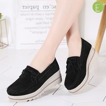 Excellent-hot여성로퍼 통굽로퍼 높이를 높아요5CM여성통굽로퍼여자단화 225-260mm