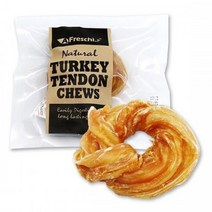 프레스키 터키츄 하드링 사사미 강아지 간식 S 11g, 10개, 칠면조힘줄