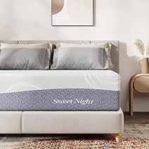 Sweetnight 풀 매트리스 25.4cm(10인치) 대나무 숯 쿨링 젤 메모리 폼 수분 흡수용 편안한 수면을 위한 플러시 박스 안의 루나 침대매트리스 유럽 미국 140796
