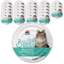 사조 고양이 습식사료 옵티원 부스트 닭안심+맛살, 24개, 5박스, 160g