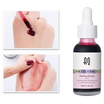 필링 솔루션 30ml AHA 30% + BHA 2% 페이스 세럼 마스크 히알루 론산 엑스 폴리 에이 팅 안티 케어 일반, 한개옵션1, 한개옵션0