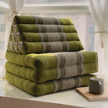 방석 등받이 좌식 낮은 쿠션 매트 변신 삼각 소파대용