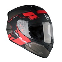 (MT)헬멧-STINGER BOGOR MATT BLACK RED, 상세정보참조