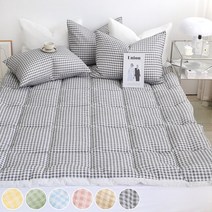 와플체크 시어서커 여름 요토퍼 6colors, 매트차콜