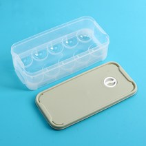 10구 계란 케이스 그린 날짜 다이얼 에그 트레이 보관 용기 달걀보관함 냉장고트레이 달걀케이스 계란통