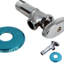 일체형 관붙이 앵글밸브 싱크대부품 유량조절밸브