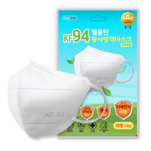 웰클린 KF94 화이트 방역 마스크- 대형 5매입, 1세트