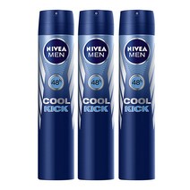 니베아 데오드란트 쿨킥포맨 스프레이 200ml, 3개