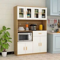 주방캐비닛 사무실탕비실 주방팬트리 다용도 수납장, 상세 페이지 참고, D형 90안 40x180티크색흰색문6개