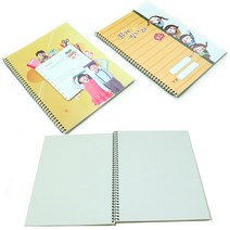 더조은키즈 (5권묶음판매)루체 연습장 노트 메모 스프링노트, 사진형