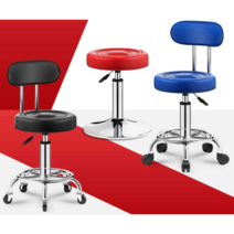 바퀴달린 진료의자 병원 미용 네일 시술 진찰 의자, 버프 블랙 등받이 발 스파이크