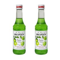 모닌 미니 그린애플시럽 250ml 2개세트