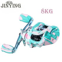 새로운 2023 3 + 1BB 마그네틱 브레이크 시스템 베이트 캐스팅 낚시 릴 기어비 7.2:1 왼손/오른손 초경량, 03 멀티 컬러_01 왼쪽