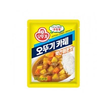 오뚜기 카레 과립형 약간매운맛, 100g, 7개