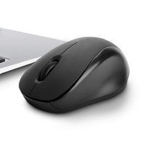 코시 USB 무선 마우스 사무용 노트북 컴퓨터 윈도우 Mac OS mouse, 블랙, M3394WL