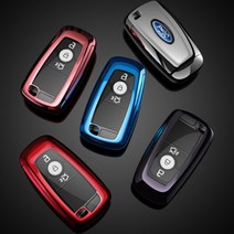 SJ아울렛 TPU재질 스마트키 리모컨키 커버 키케이스 아우디 BMW 벤츠 캐딜락 미니 포르쉐 레인지로버 테슬라 링컨 포드 기아 폭스바겐 지프 쉐보레, 15.포드-핑크