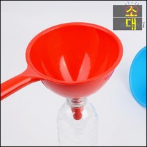 주방컵 약수터 물담기 기름담기 손잡이 깔대기 요리용품, 1개, 소