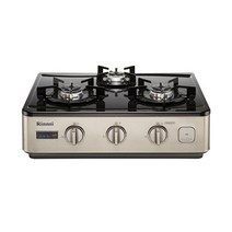 롯데평촌 린나이 간편쿡 타이머 3구 가스레인지 RTR-W3400A, LPG(프로판가스), LPG