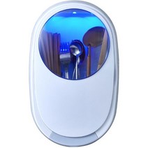 UV 자외선 가정용 수저소독기 살균기 건조기 살균수저통, 화이트그레이, 살균소독