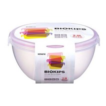 코멕스 바이오킵스 원형33호샐러드볼 2.5L, 4개
