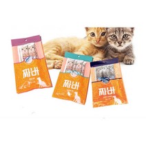고양이 장 건강 유산균 간식 x6 오래씹는 노묘 저키 져키 파우치 자묘용 캣, 1개