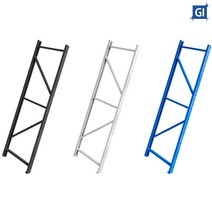 금일솔루션 중량랙 경량랙 조립식 철제선반 앵글선반, 기둥600(폭)×2000mm(높이)1개, 힌색, 1개