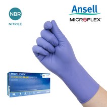 (안셀)마이크로플렉스 Supreno Plus수프레노플러스(93-753) 12인치 일회용 니트릴장갑, 93-753(SP)-L