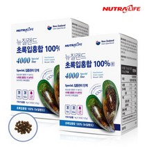 [뉴트라라이프] 뉴질랜드 초록입홍합 4000 100%환 30포 2박스, 단품, 단품
