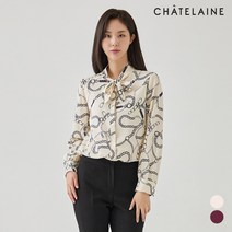 사슬체인프린트블라우스_HC0WBL103