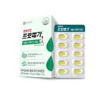 프로메가 식물성 오메가3 듀얼 620mg 60캡슐 x 4개, 단품, 단품